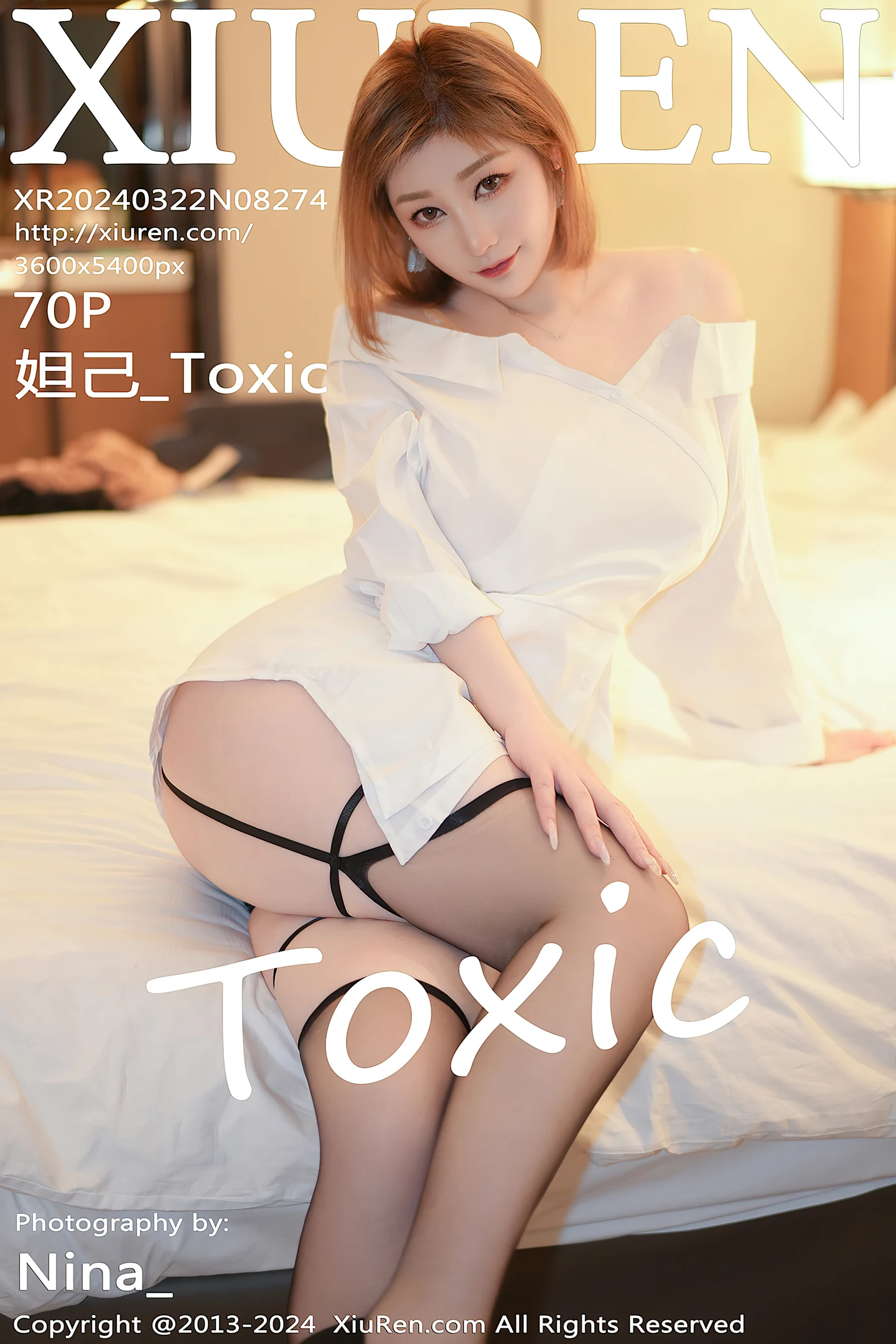 [XiuRen秀人网]No.8274_女神妲己_Toxic私房性感白色衬衫配黑丝吊袜秀丰满身材诱惑写真70P-秀人网 - XiuRen.Space